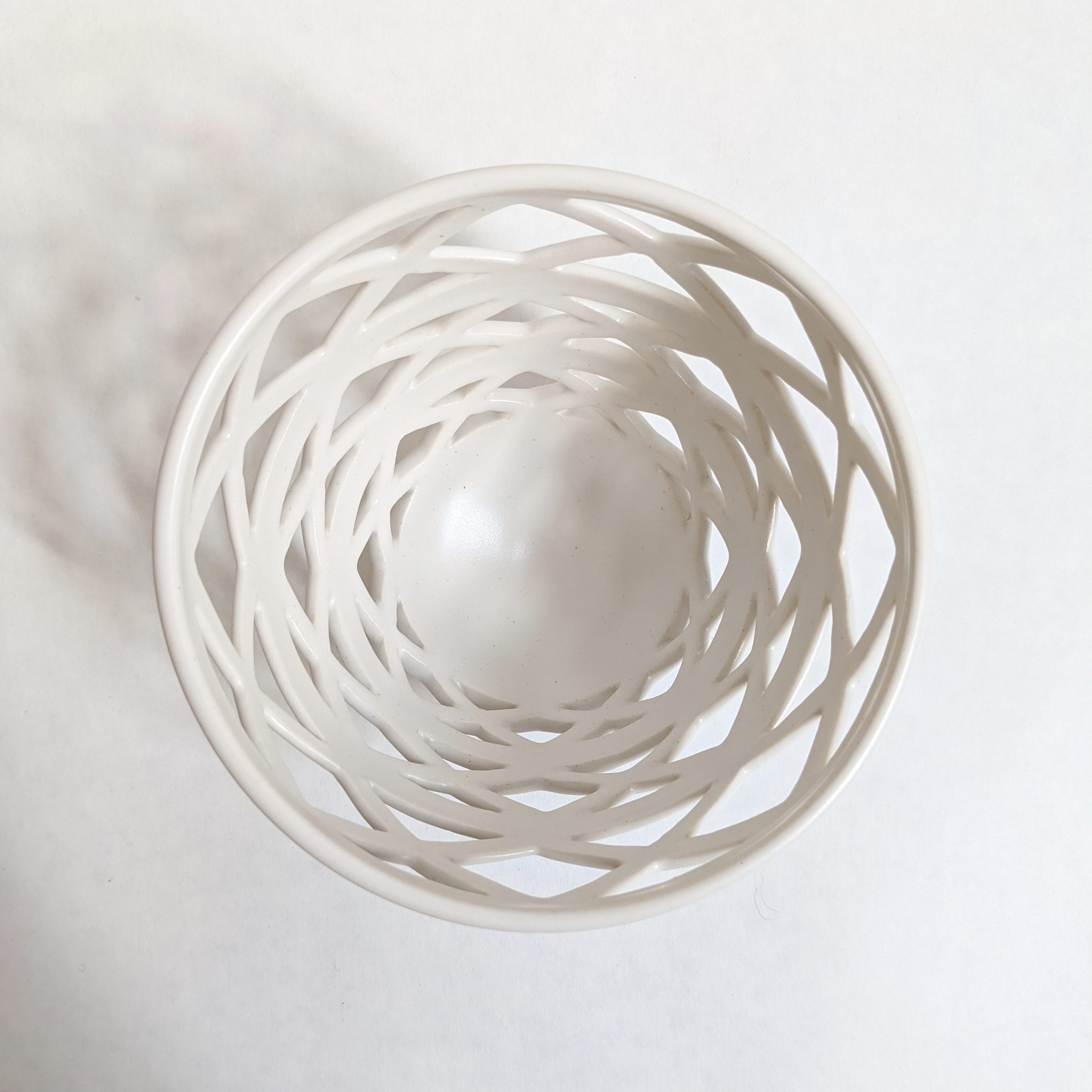 Small Porcelain Basket | Christine Caswell Ceramics